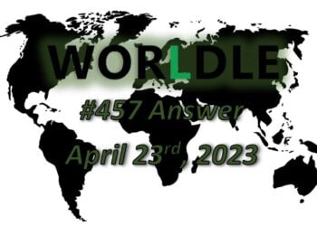 Daily Worldle 457 Answers - April 23rd 2023