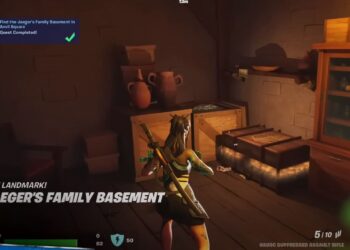 Fortnite: Find Jaeger’s Family Basement in Anvil Square Location