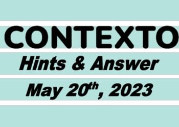 Daily Contexto 244 - May 20th 2023