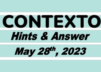 Daily Contexto 252 - May 28th 2023