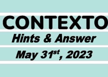 Daily Contexto 255 - May 31st 2023