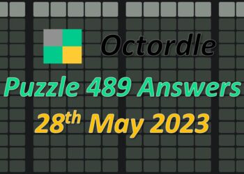 Daily Octordle 489 - May 28th 2023