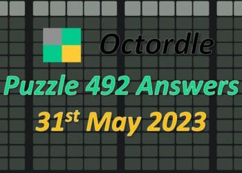Daily Octordle 492 - May 31st 2023