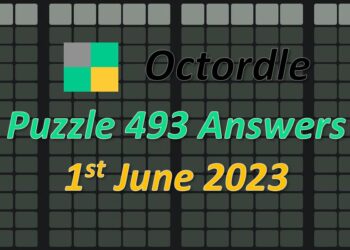 Daily Octordle 493 - June 1st 2023