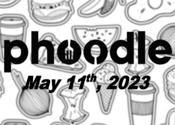 Daily Phoodle - 11th May 2023