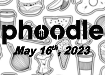 Daily Phoodle - 16th May 2023
