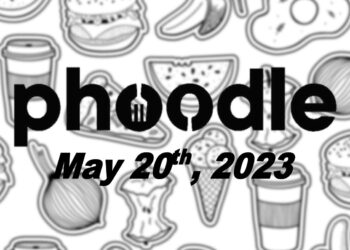 Daily Phoodle - 20th May 2023