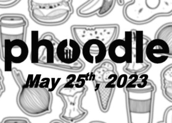 Daily Phoodle - 25th May 2023