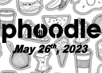 Daily Phoodle - 26th May 2023