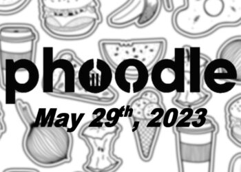Daily Phoodle - 29th May 2023
