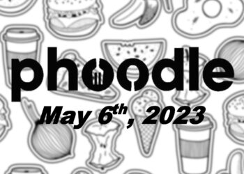 Daily Phoodle - 6th May 2023