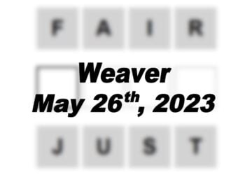 Daily Weaver - 26th May 2023