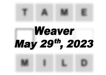Daily Weaver - 29th May 2023