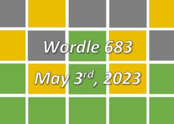 Daily Wordle 683 - 3rd May 2023