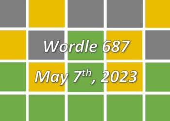 Daily Wordle 687 - 7th May 2023