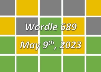 Daily Wordle 689 - 9th May 2023