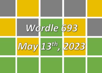 Daily Wordle 693 - 13th May 2023