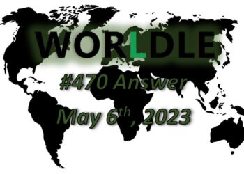 Daily Worldle 470 Answers - May 6th 2023
