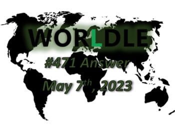 Daily Worldle 471 Answers - May 7th 2023