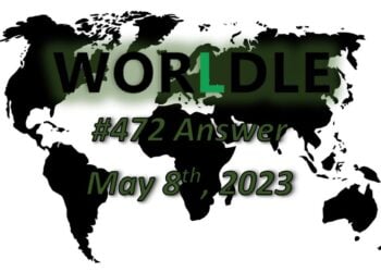 Daily Worldle 472 Answers - May 8th 2023
