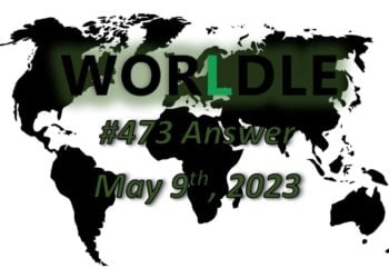 Daily Worldle 473 Answers - May 9th 2023