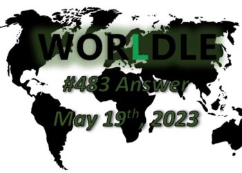 Daily Worldle 483 Answers - May 19th 2023