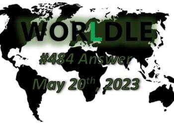 Daily Worldle 484 Answers - May 20th 2023