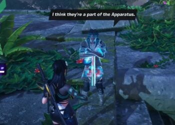 Bring the Prism to Trace at the Apparatus Fortnite Location