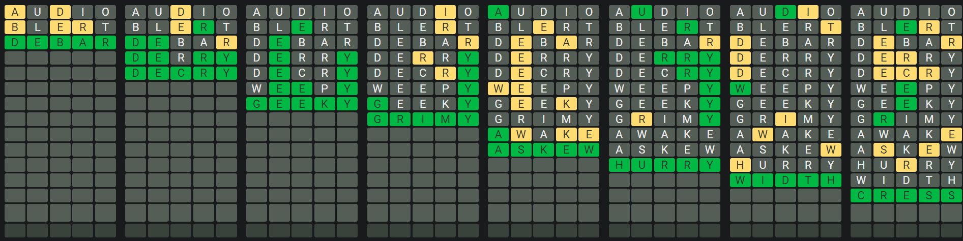Daily Octordle 517 Sequence Answer - June 25th 2023