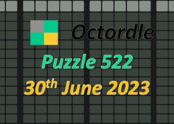 Daily Octordle 522 - June 30th 2023