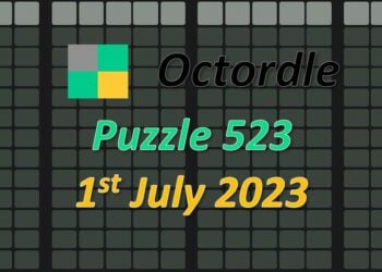 Daily Octordle 523 - July 1st 2023