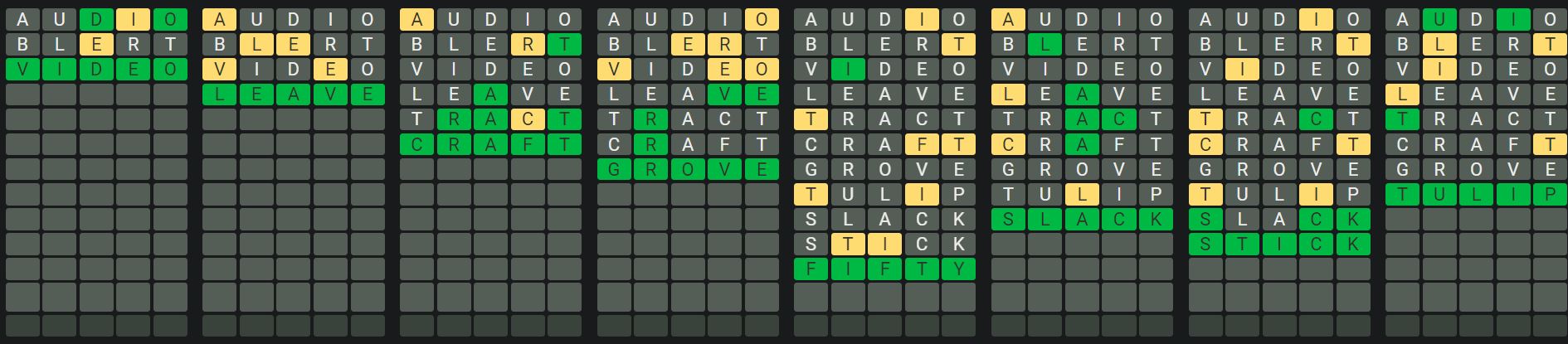 Daily Octordle Answer 516 - June 24th 2023