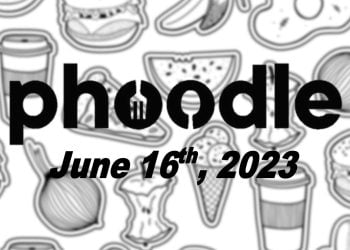 Daily Phoodle - 16th June 2023
