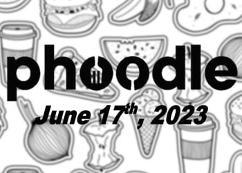 Daily Phoodle - 17th June 2023