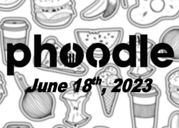 Daily Phoodle - 18th June 2023