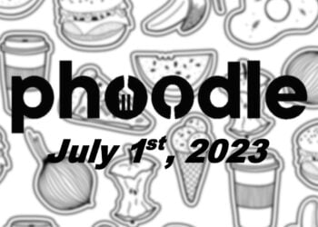 Daily Phoodle - 1st July 2023