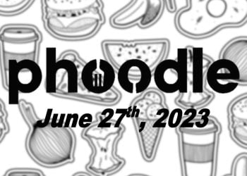 Daily Phoodle - 27th June 2023
