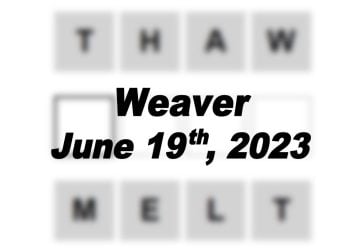 Daily Weaver - 19th June 2023