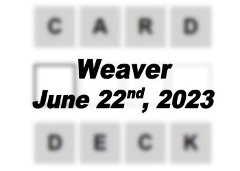 Daily Weaver - 22nd June 2023