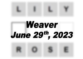 Daily Weaver - 29th June 2023