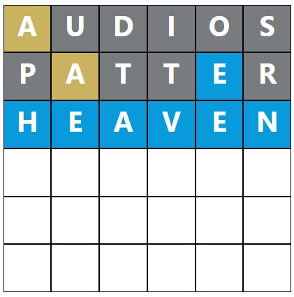 Daily Word Hurdle #1015 Morning Answer - 9th June 2023
