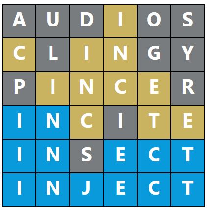 Daily Word Hurdle #1016 Afternoon Answer - 9th June 2023