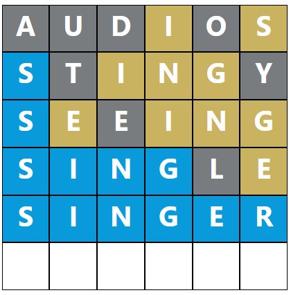 Daily Word Hurdle #1017 Morning Answer - 10th June 2023