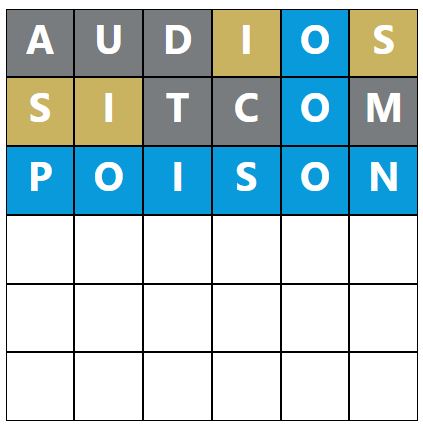Daily Word Hurdle #1018 Afternoon Answer - 10th June 2023