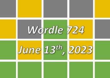 Daily Wordle 724 - 13th June 2023