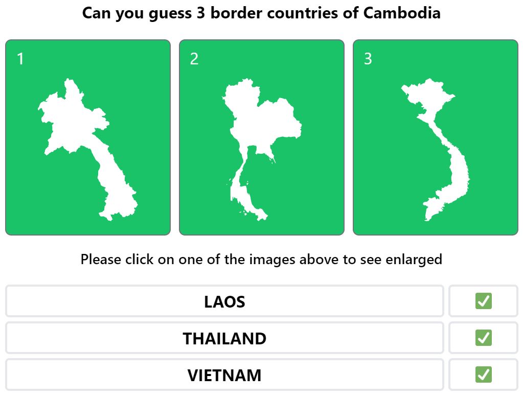 Daily Worldle 520 Bonus Neighbouring Countries Answers - June 25th 2022