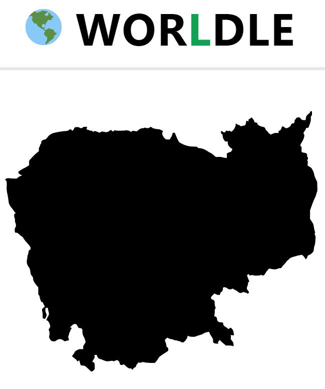 Daily Worldle 520 Country - June 25th 2023