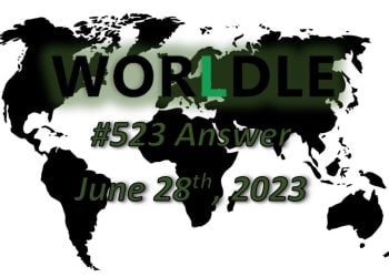 Daily Worldle 523 Answers - June 28th 2023