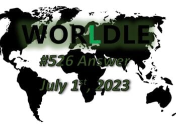 Daily Worldle 526 Answers - July 1st 2023