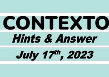 Daily Contexto 302 - July 17th 2023